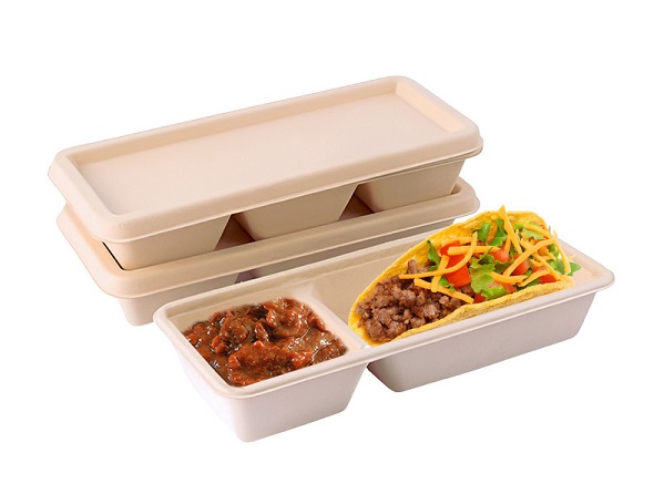 bagasse taco containers