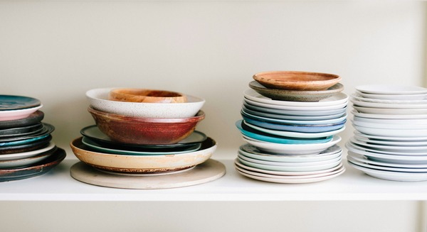 Ceramic Plates and Saucers
