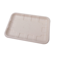 Eco-Products Sugarcane White Tray - 8.5 x 6 x 0.5 - EP-MP2S