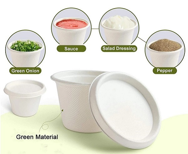 Sumkoka disposable bagasse cups