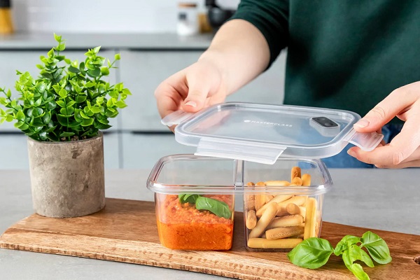 glass food containers with vented lids