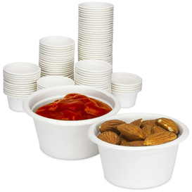 1oz 2oz 3oz 4oz Biodegradable Sugarcane Bagasse Cup