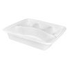 4 Compartment 9" Biodegradable Sugarcane Food Tray