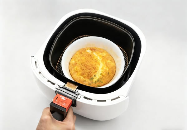 can i put ceramic plate in air fryer