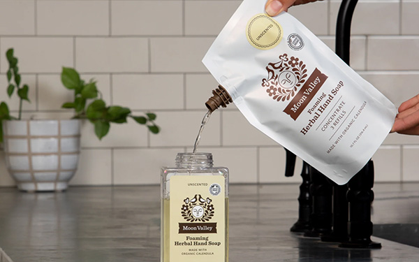 Refillable Hand Soap Bottle by Moon Valley