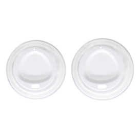 80mm 90mm Compostable Bagasse Coffee Cup Lid