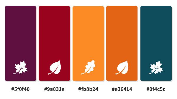 Fall Season Color Pallete