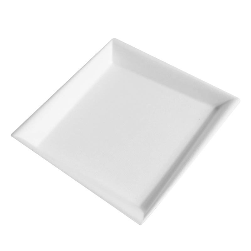 3" 5" 7" Compostable Eco-friendly Sugarcane Plate For Cake