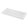10 Inch Rectangle Compostable Sugarcane Bagasse Pulp Plate