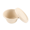 Biodegradable 2 oz Sugarcane Bagasse Cup with Lid