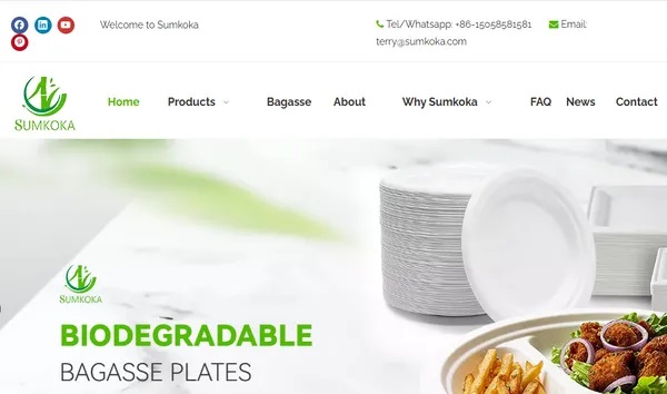 Sumkoka Bagasse Eco Packaging Solutions