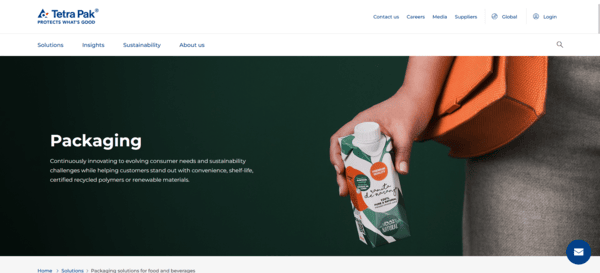 Tetra Pak website