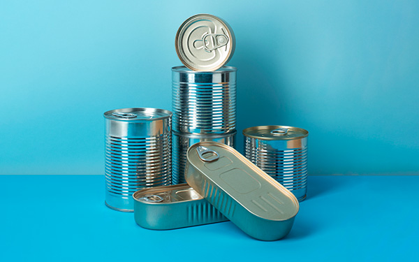 Stack of Recycleable Aluminum Cans