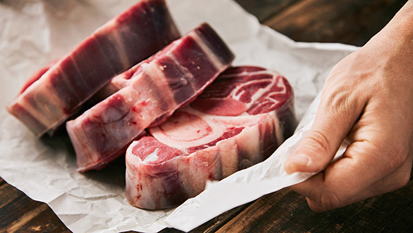 Meat Cuts Wrapped in White Butcher Paper