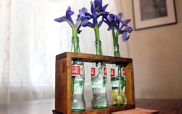 Upcycling Soda Bottles into Vases