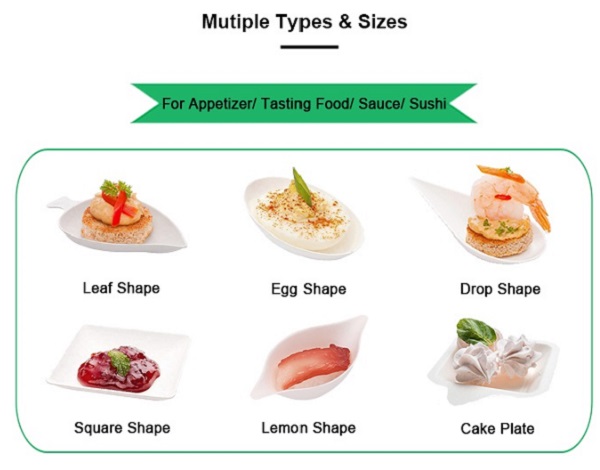 mutiple types & sizes of appetizer tray