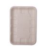 Eco-Friendly 8 Inch Sugarcane Bagasse Tray for Vegetables