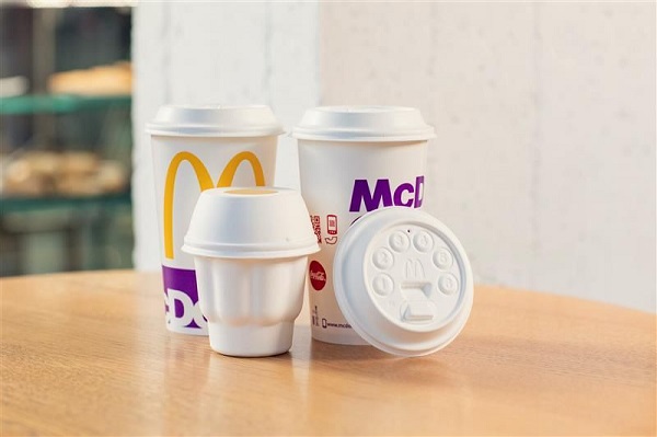 The fiber-based lids of McDonald’s