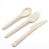 6.5" Compostable Sugarcane Bagasse Disposable Cutlery Set