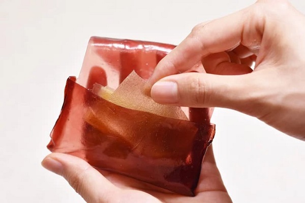 wrapper in edible packaging