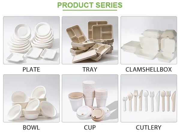 Sumkoka Disposable Sugarcane Bagasse Product Line.jpg